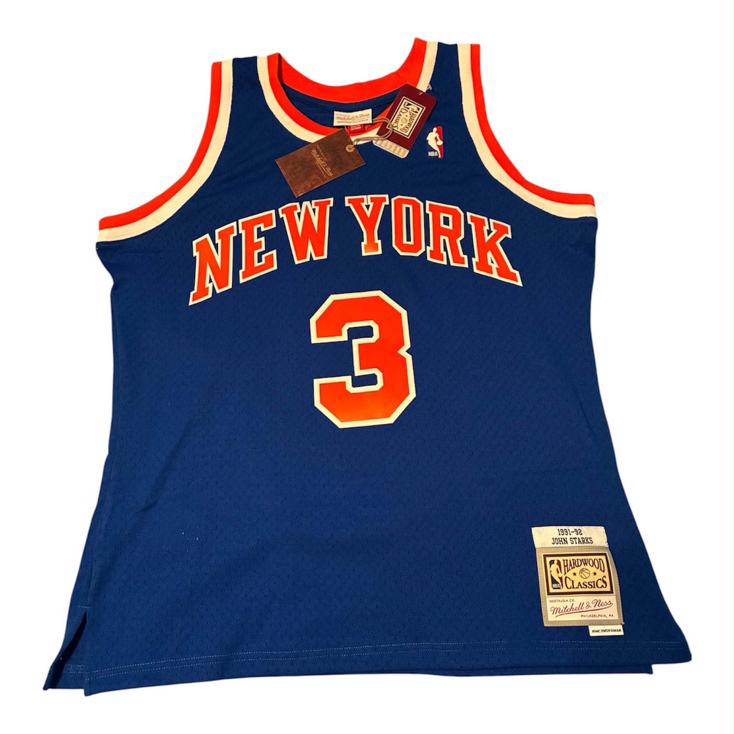 WhatsApp Image 2026-07-07 at 5.29.42 AM New York Knicks x Mitchell & Ness Jersey - John Starks 91-92 - - Image 1